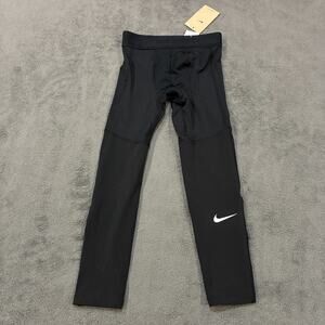 Nike Pro Dri FIT Black Compression Pants Tights Training Youth Girls Size Small